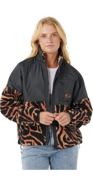 2025 Rip Curl Mujer Keepsakes Anti-Series Polar Fleece 09OWFL - Black
